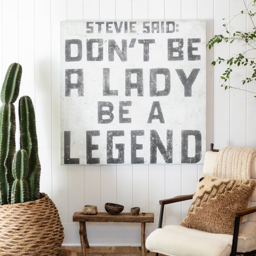 Stevie Said Art Print - Gallery Wrap