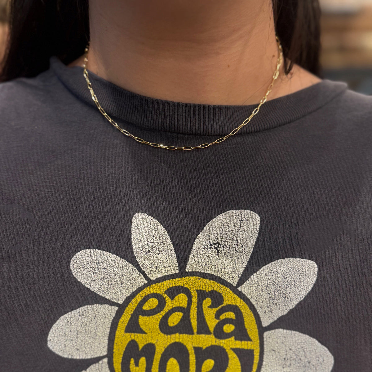 Paper Clip Link Chain Necklace