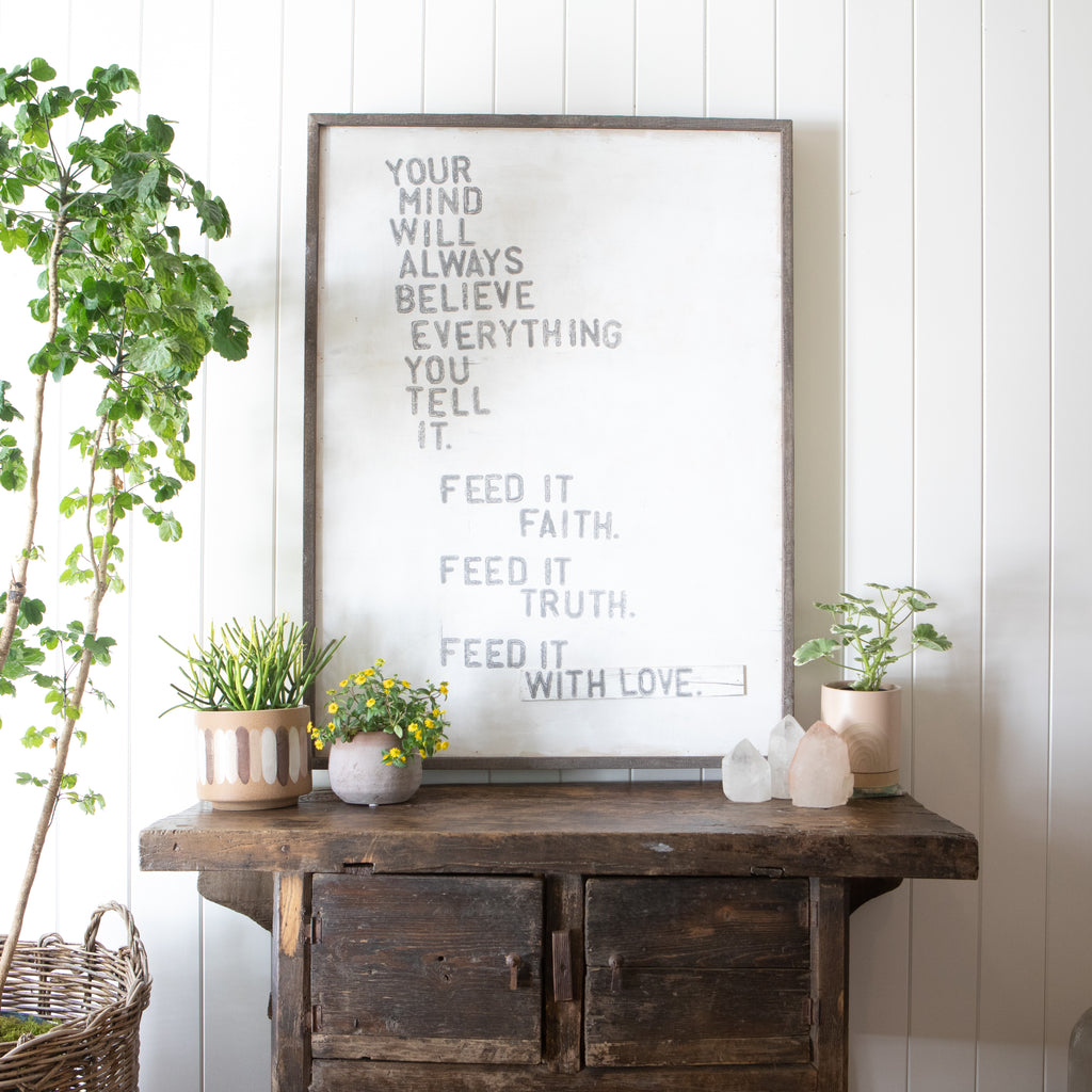 Faith Truth Love Art Print