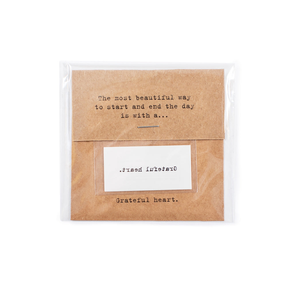 Grateful Heart. Temporary Tattoo - 2 Pack