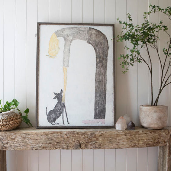 Old Friends Art Print (Grey Wood)