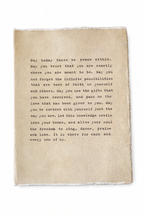 Large Deckled Edge Notebook - Sand