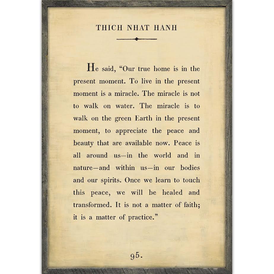 Thich Nhat Art Print