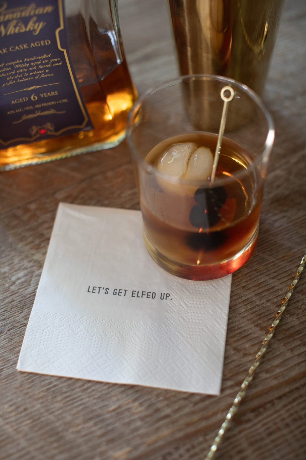 Let's Get Elfed Up Cocktail Napkins