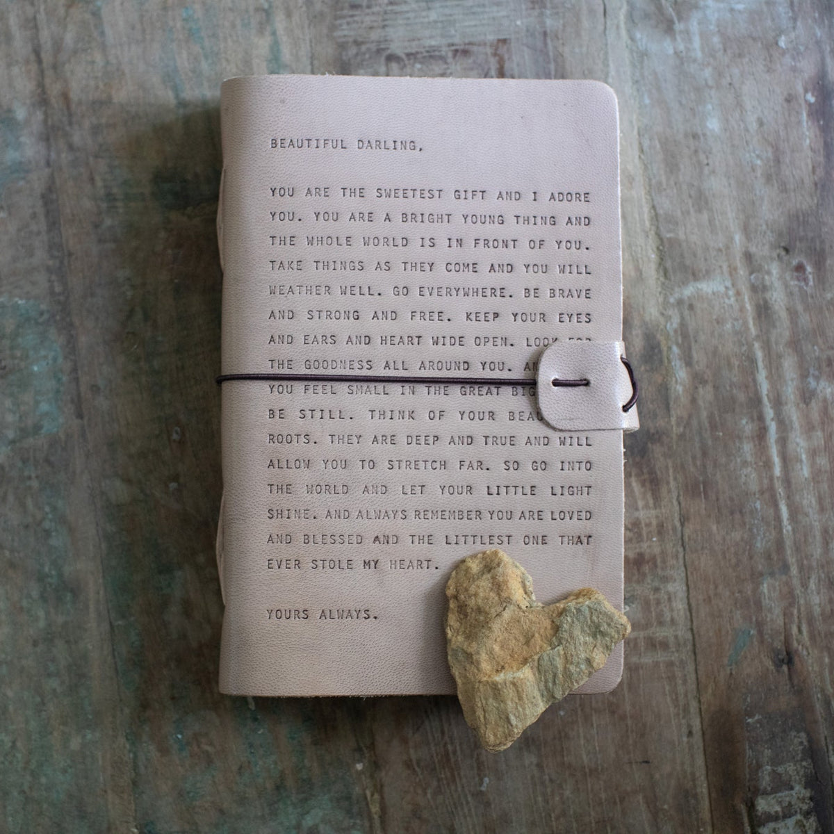 Artisan Leather Journals - Blush