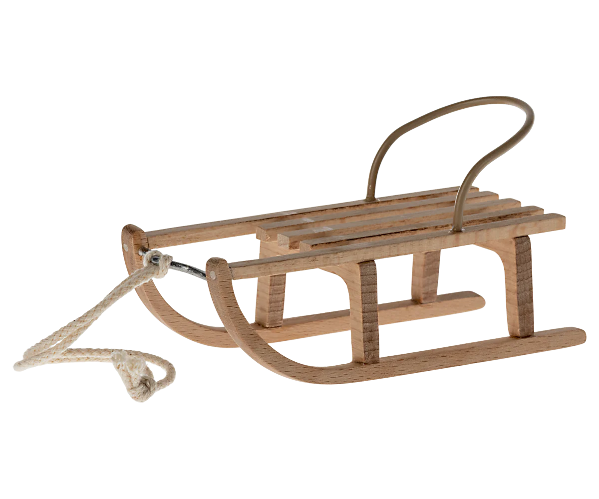 Sled, Mouse- Wood