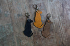Labrador Leather Keychain