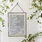 Paddle Your Own Canoe Art Poster - 12x16