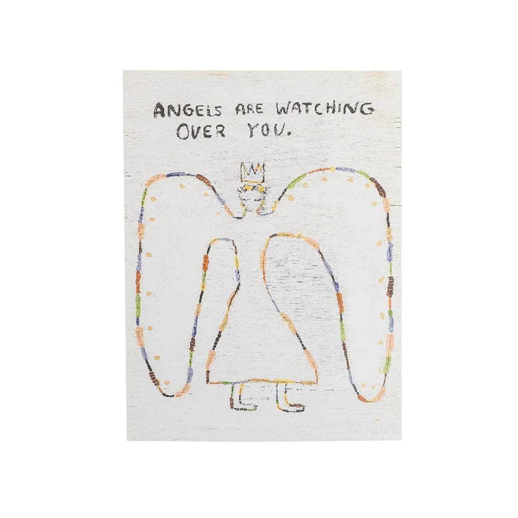 Angels Are Watching Art Poster - 12x16