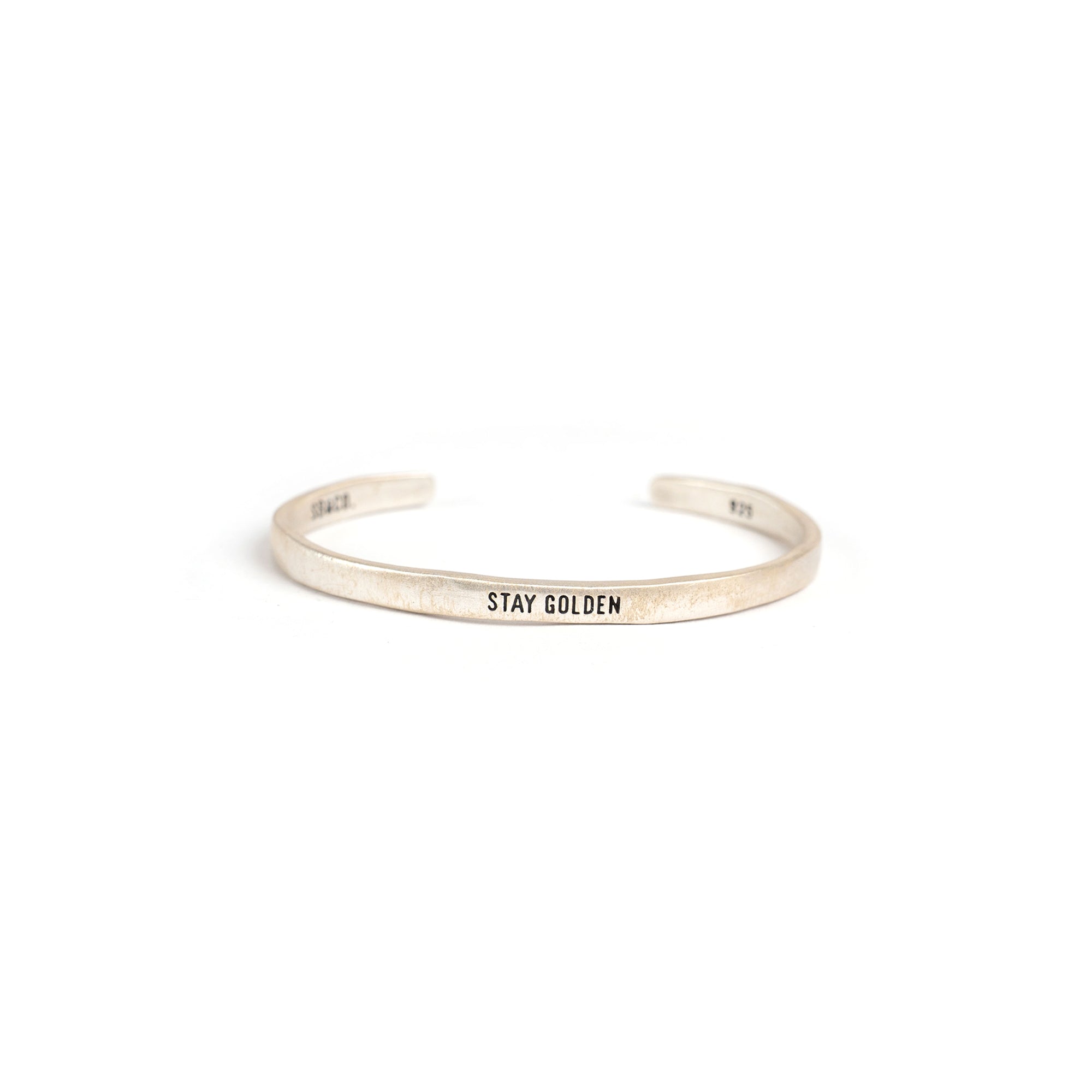 ***Silver Cuff - Stay Golden
