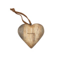 Forever Engraved Wood Hearts - (Small)