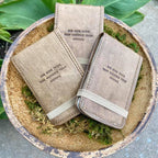 One Good Thing Mini Signature Leather Journal - Stone
