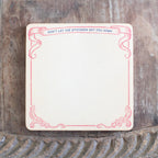 Don't Let the B*stards Square Notepad