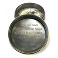Will You Come Travel With Me Compass with Leather Pouch