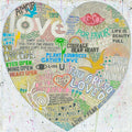 Choose Love Art Print in White