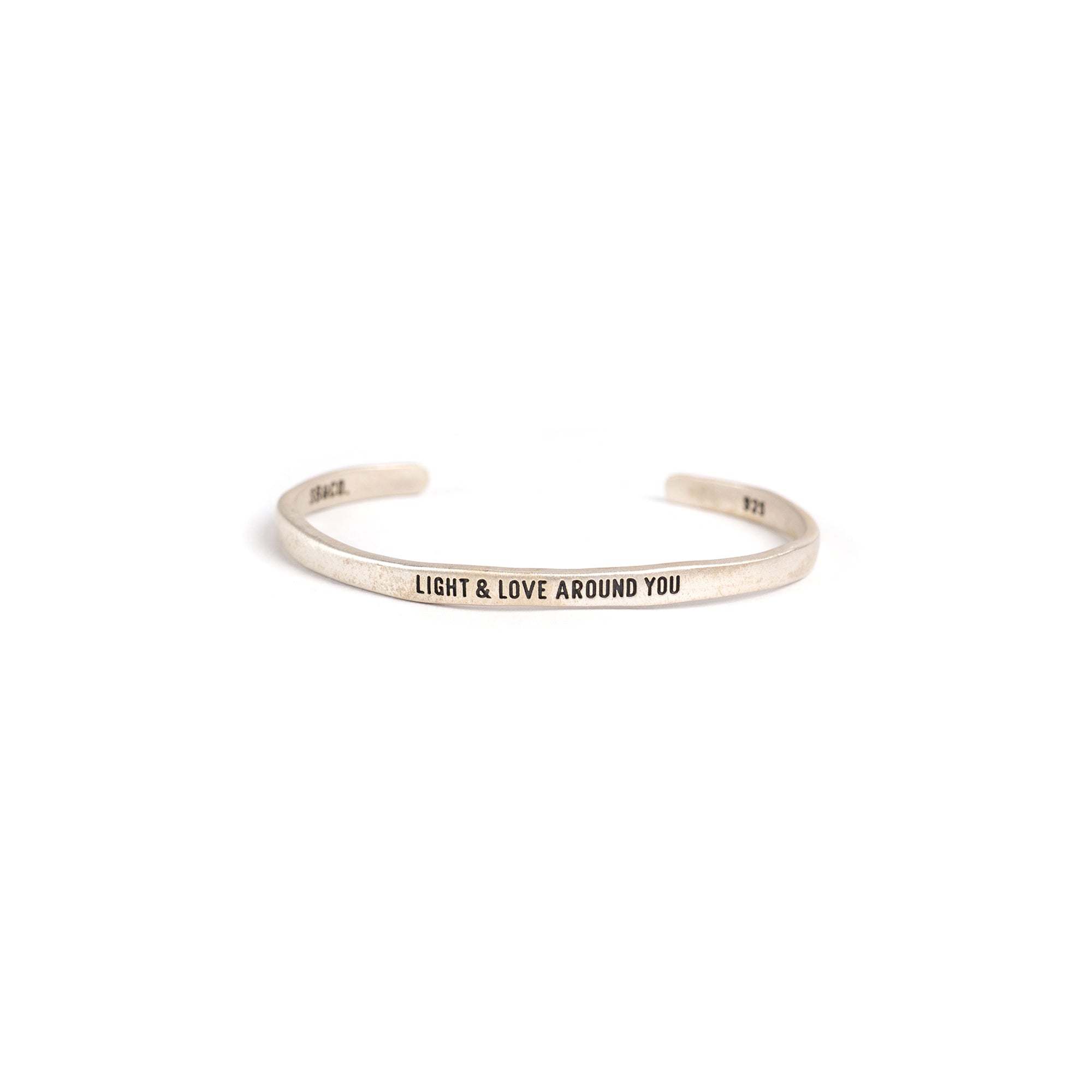 ***Silver Cuff - Light & Love