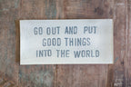 Good Things Rectangular Decoupage Plate 8.5x4