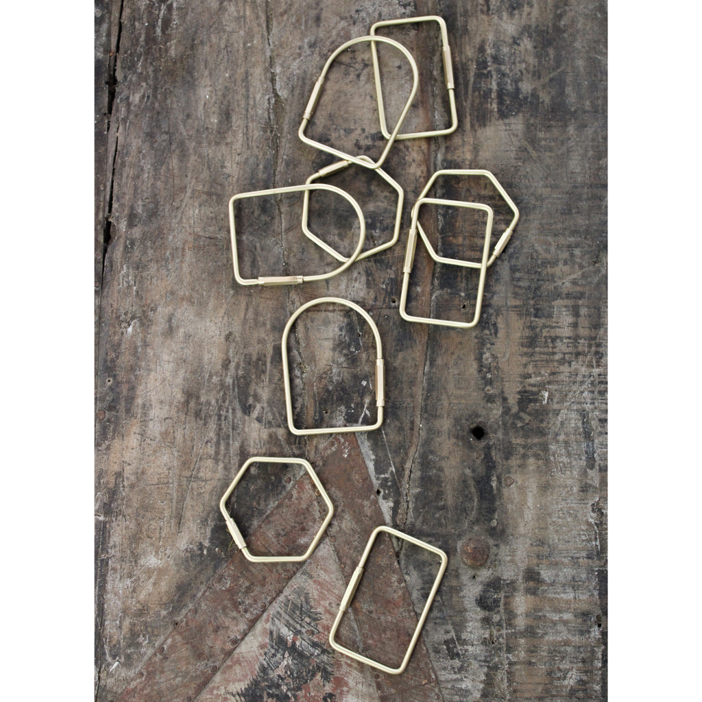 Rectangular Brass Carabiner
