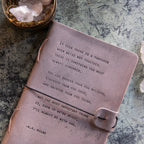 A.A. Milne Artisan Leather Journal - Grey