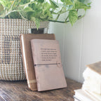 Every Great Dream Artisan Leather Journal - Grey