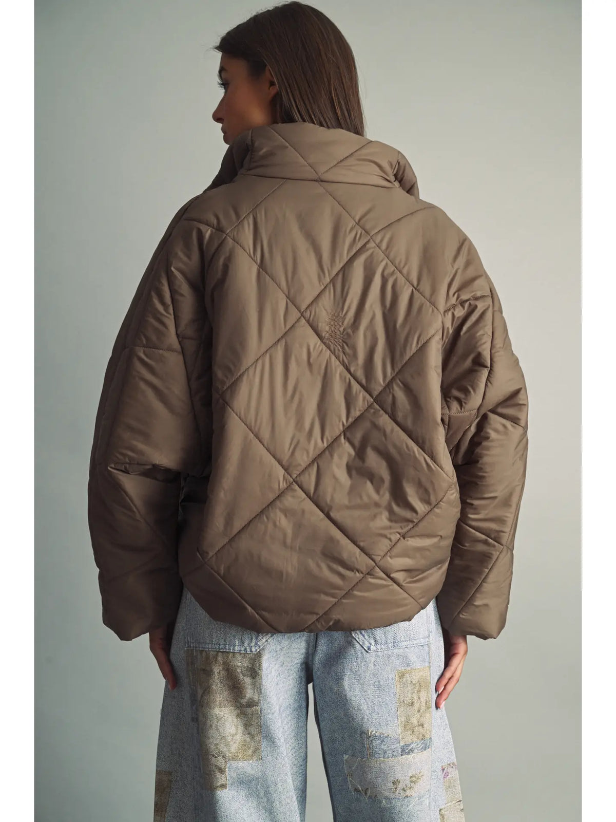 Quilted Nylon Puffer Jacket