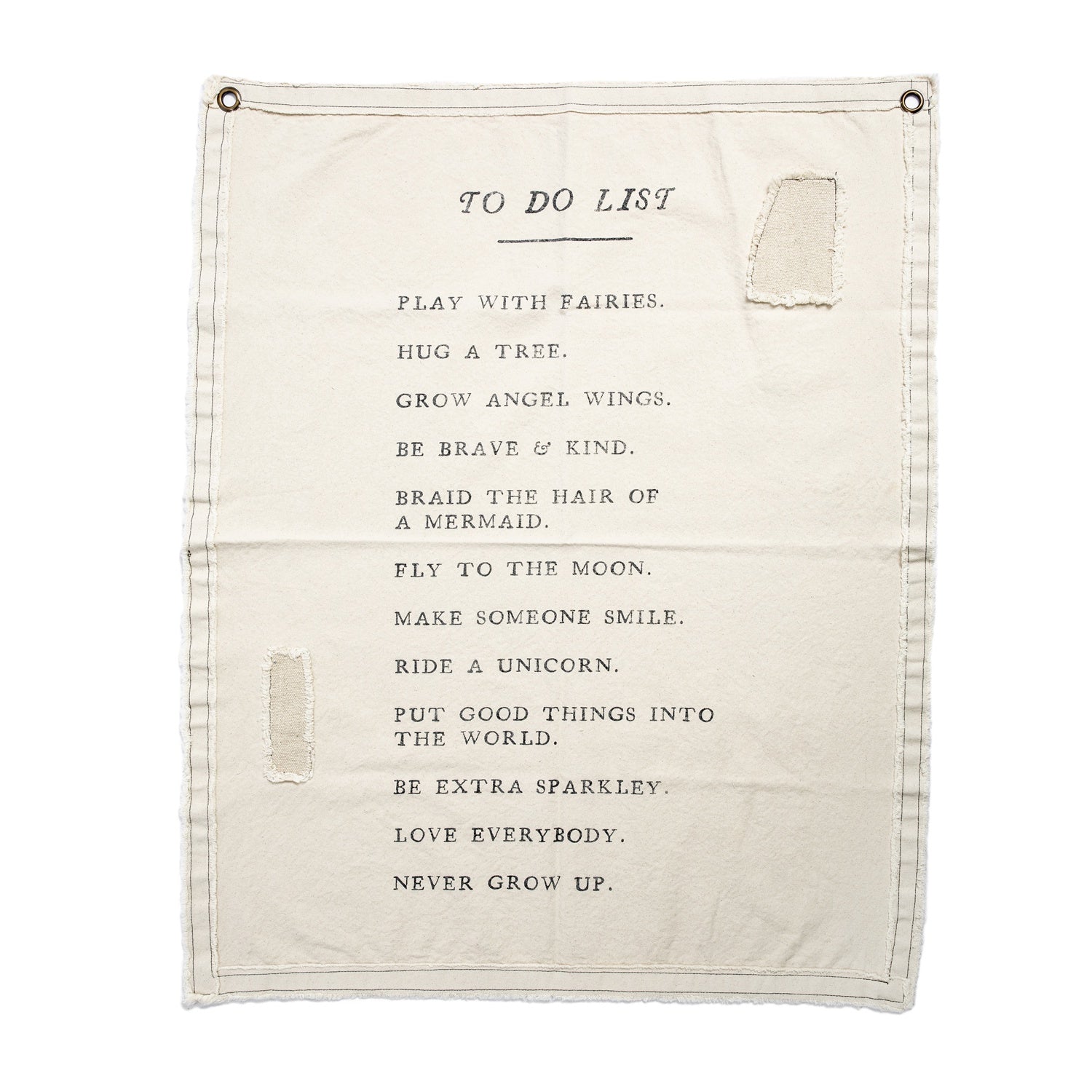 To Do List Canvas Wall Hanging 31.5" x 40"