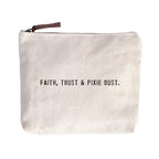Canvas Zip Bag - Cream