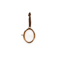 Oval Brass Hanging Frame 1.5x2.5