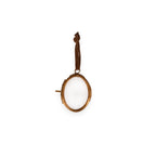 Oval Brass Hanging Frame 1.5x2.5