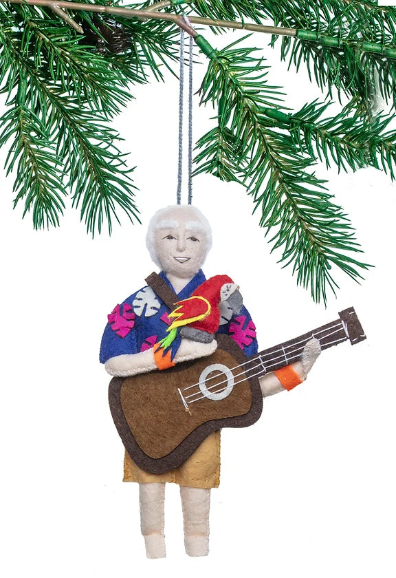 Jimmy Buffet Felt Ornament