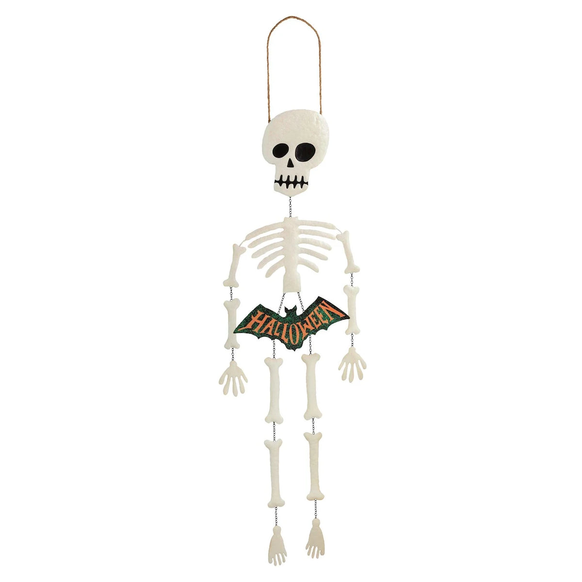 Glitter Skeleton Door Hanger