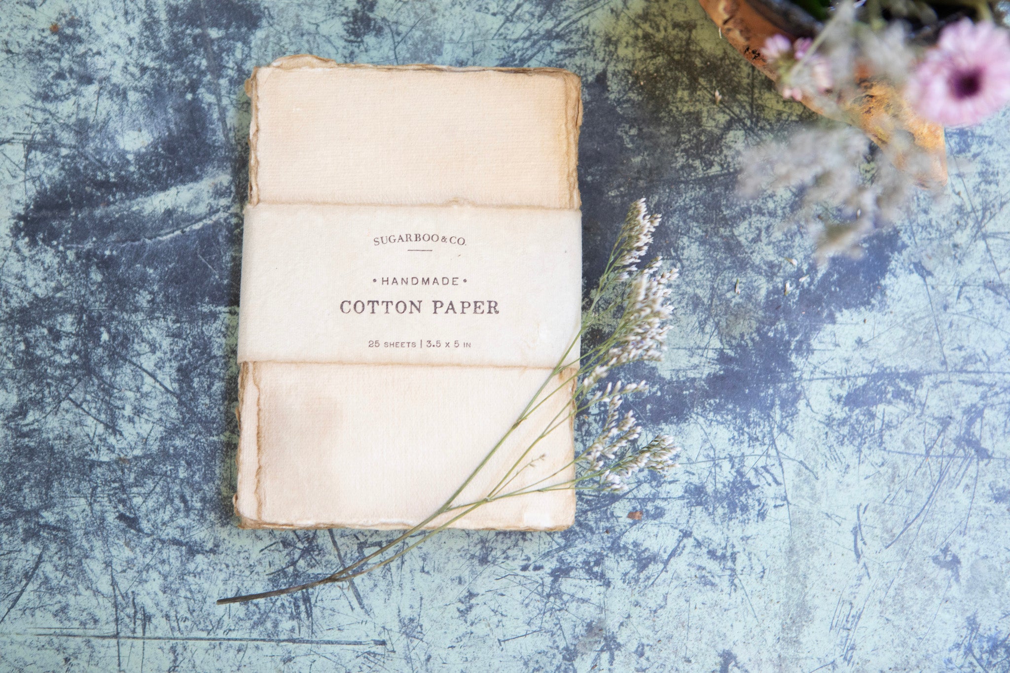 4x6 Handmade Cotton Paper Bundle - Flax