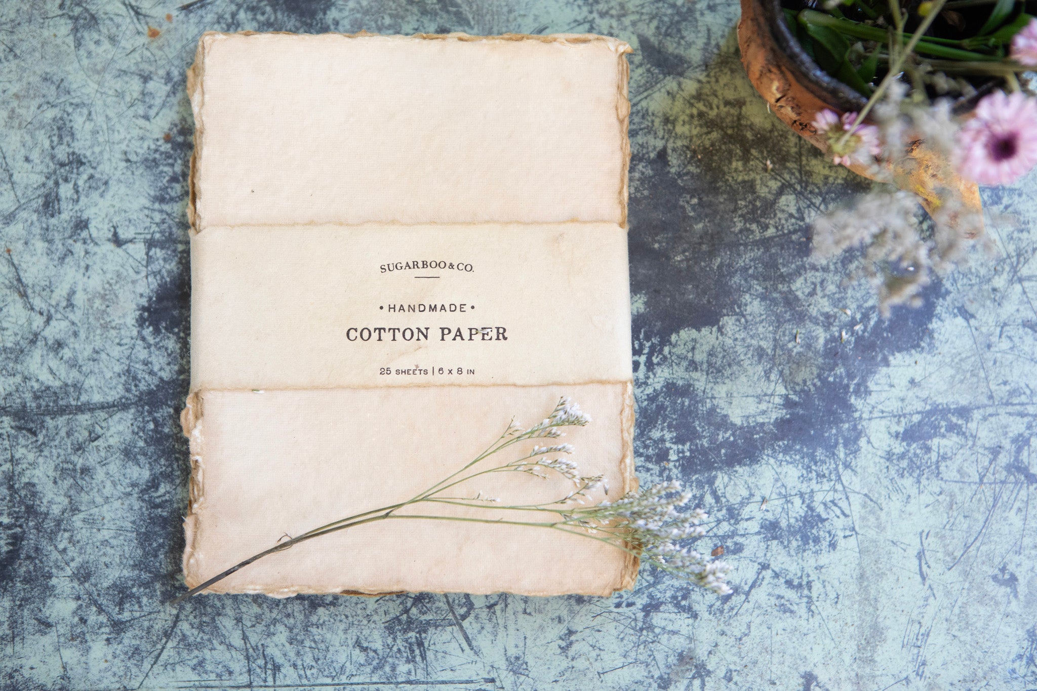 6x8 Handmade Cotton Paper Bundle - Flax