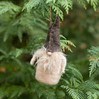 ***Felt Gnome Ornament with Grey Hat