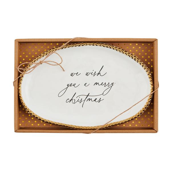 **Gold Bead Sentiment Plate