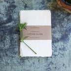 4x6 Handmade Cotton Paper Bundle - Cream