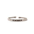 ***Remember Stackable Ring - Adjustable