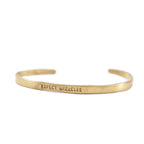 Articles of Love Collection - Brass Cuff