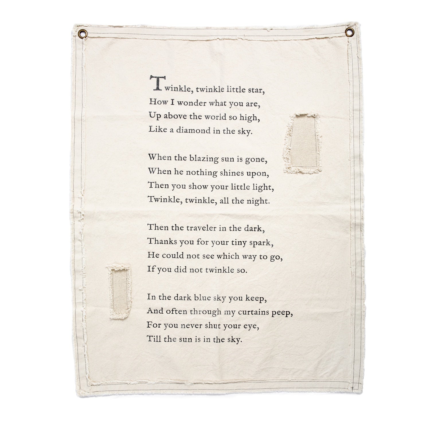 ***Twinkle Little Star Canvas Wall Hanging 31.5" x 40"