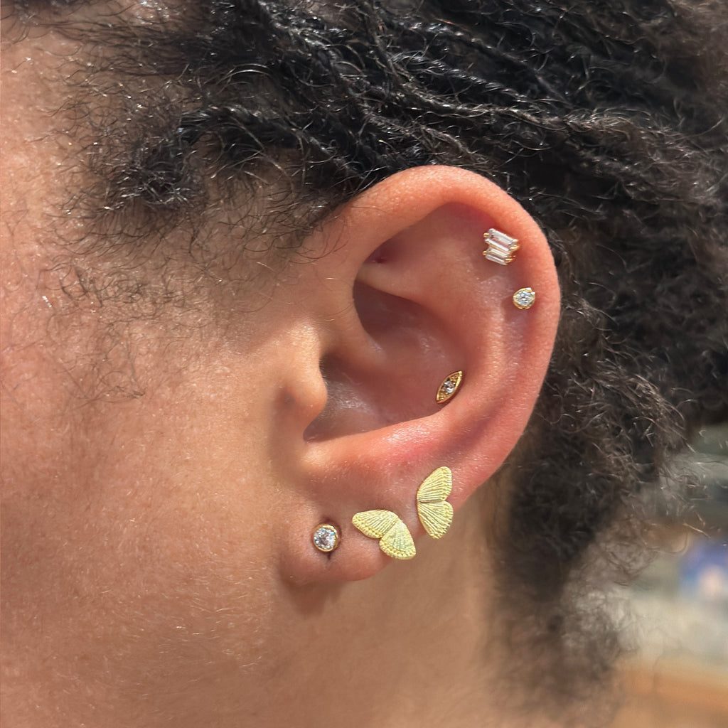 Butterfly Wings Stud Earrings