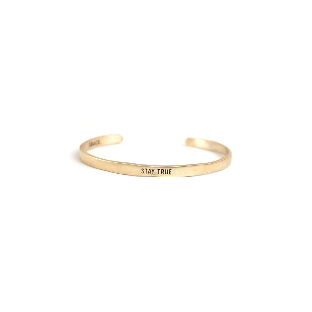 Brass Cuff- Stay True