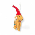 ***Gold lab with red hat, bowtie & lights Ornament - Mutley Crew Collection 2