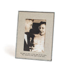 And Hand In Hand Zinc Linen Frame 7.5x8.5