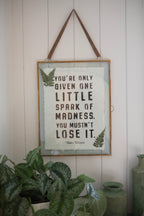 You're Only Given Handmade Paper Print - 12x16