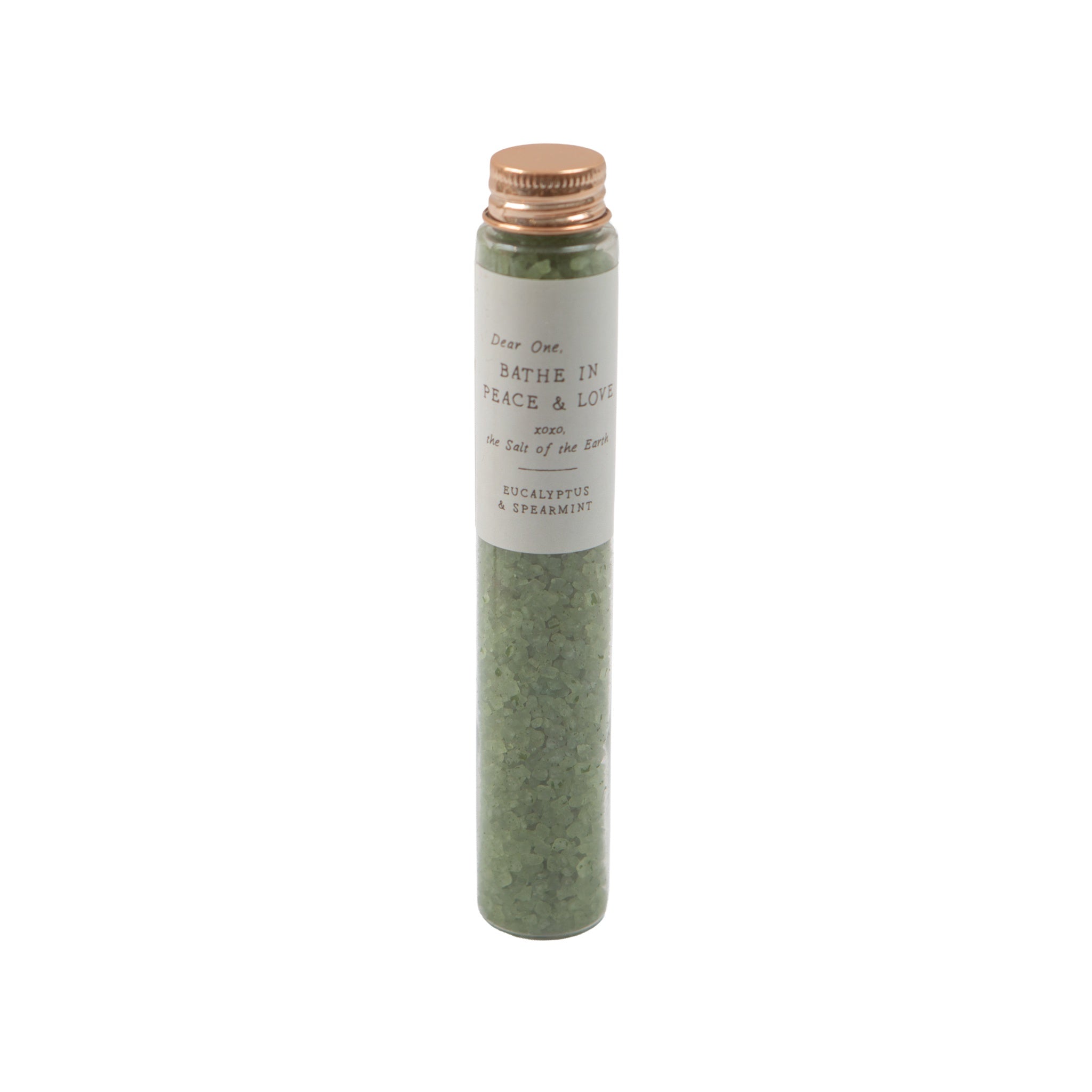 Peace & Love Bath Salt Collection - Eucalyptus & Spearmint