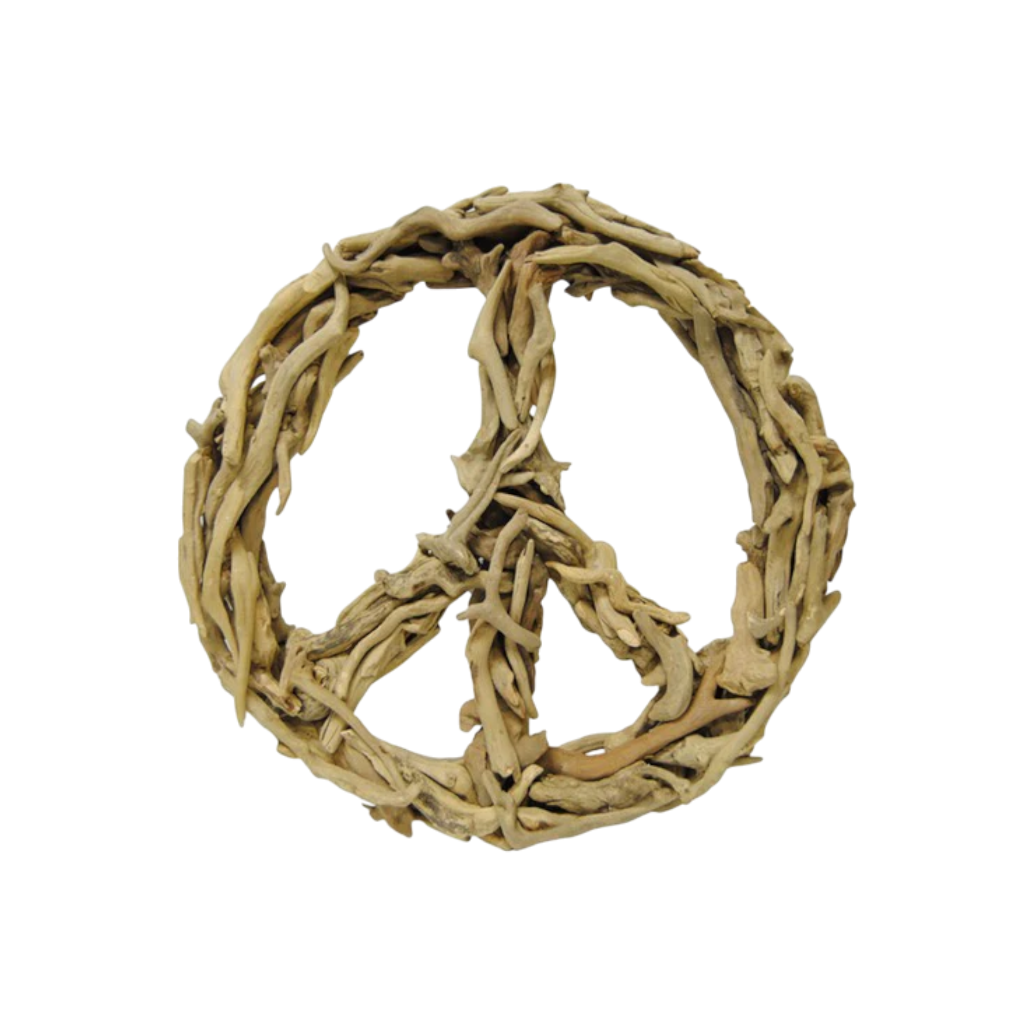 Driftwood -  Peace Sign 16"