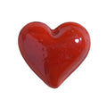 Heart- Glass, Red