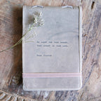 Omar Khayyam Signature Leather Journal - Stone