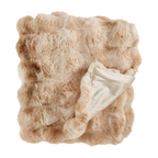 Bubble Faux Fur Throw, 50x60