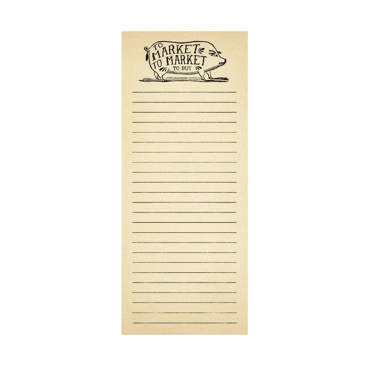 ***Market To Buy Skinny Notepad